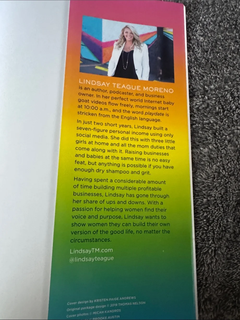 Boss Up! Hardcover Business Book by Lindsay Teague Moreno